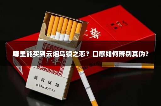 哪里能买到云烟乌镇之恋？口感如何辨别真伪？